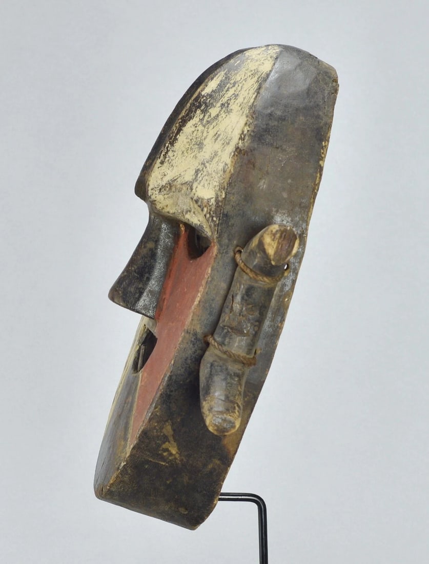 BOA Pongdudu Warrior Mask Congo Drc African Tribal Art 1684 - 8