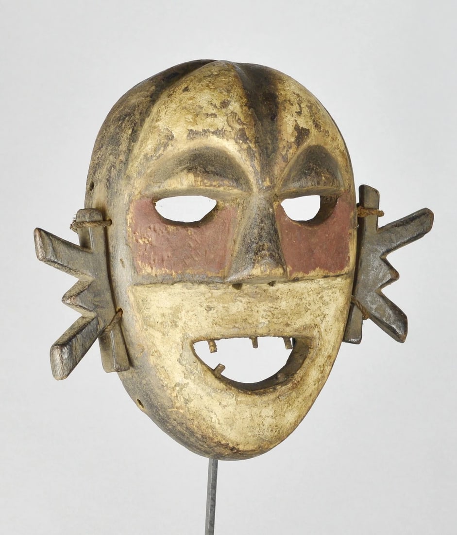 BOA Pongdudu Warrior Mask Congo Drc African Tribal Art 1690 (1 of 10)