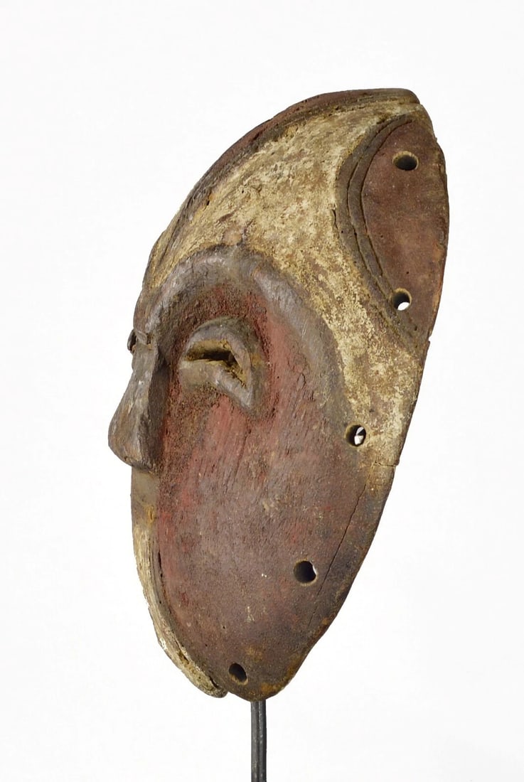 Rare YELA MBOLE BAMBOLE Lilwa Mask Congo Rdc Zaire Kongo African Tribal Art 1367 - 6
