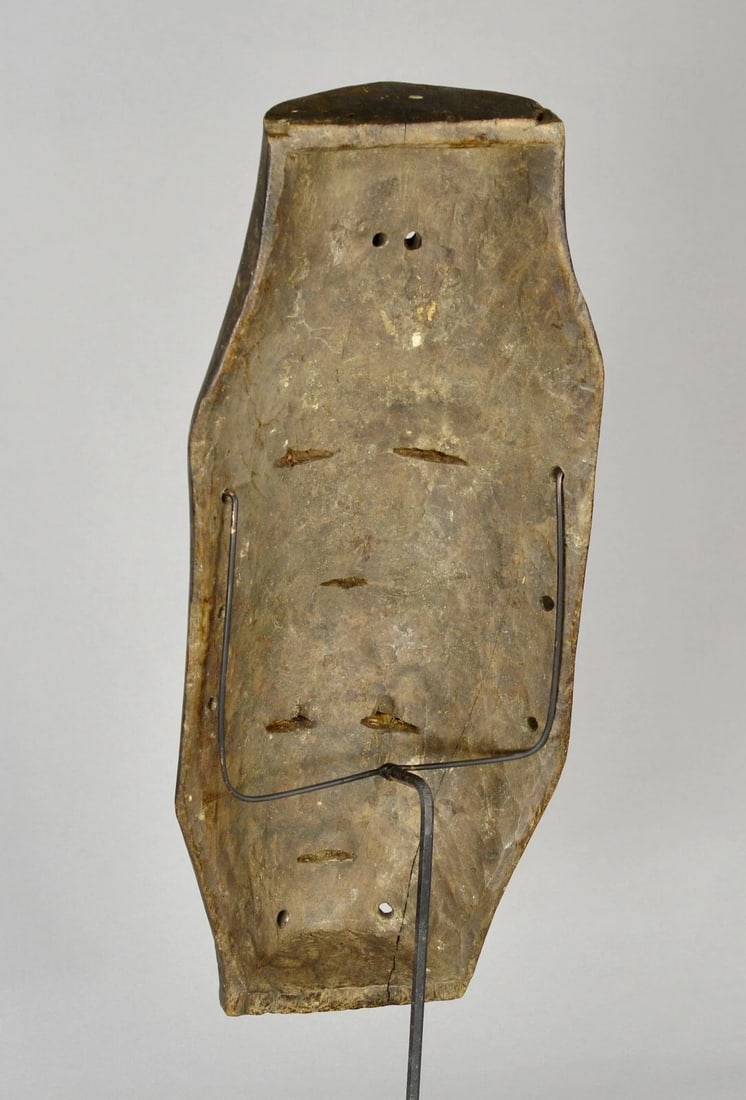 Superb KOMO - KUMU wood pannel Mask Congo Drc African Tribal Art Gallery 1673 - 5