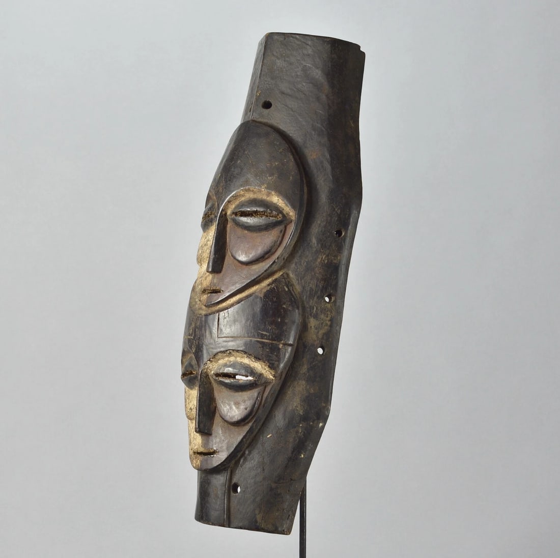 Superb KOMO - KUMU wood pannel Mask Congo Drc African Tribal Art Gallery 1673 - 7