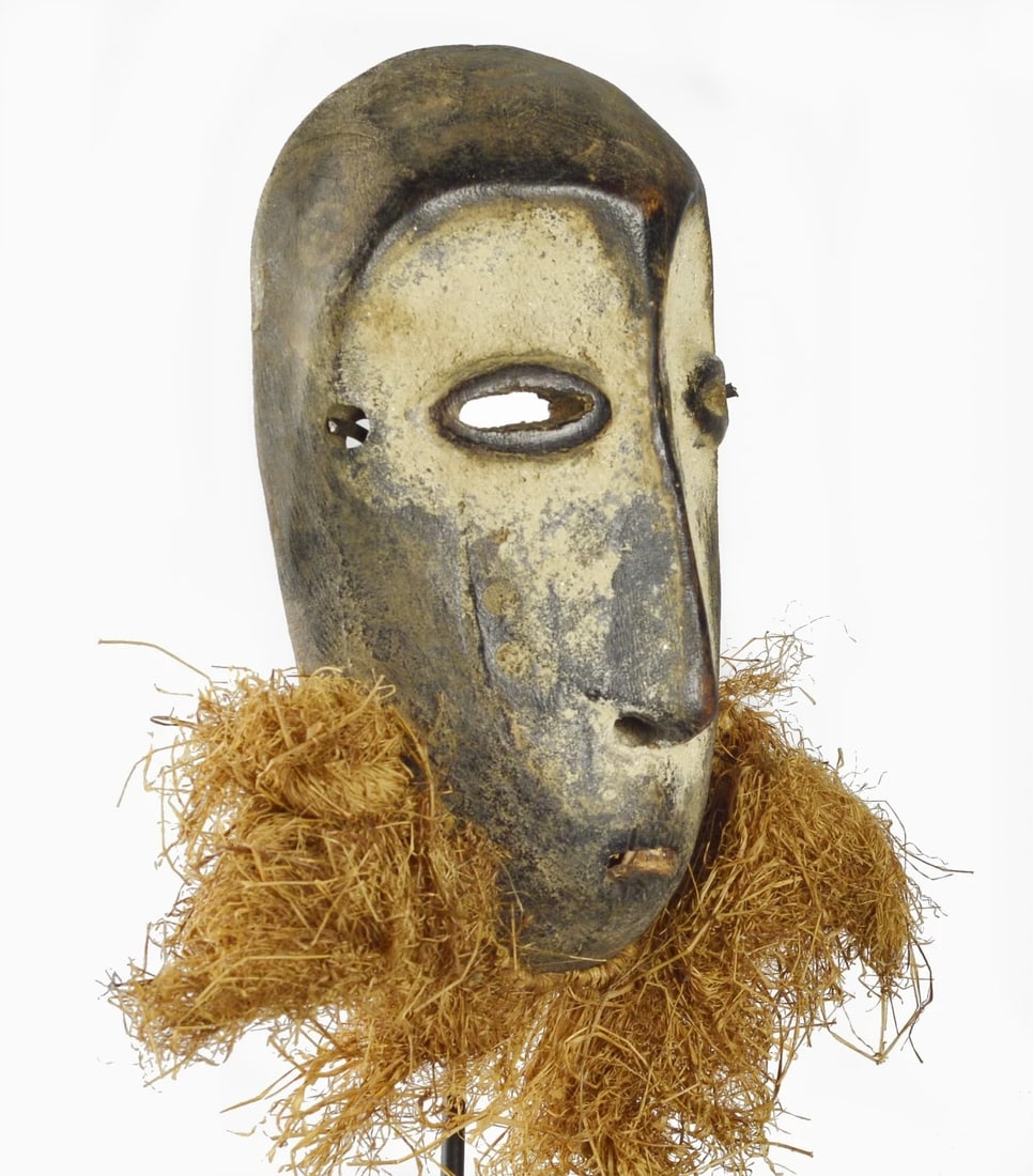 Cute LEGA Lukwakongo Mask Cult of the Bwami Congo DRC African Tribal Art 1566 - 2