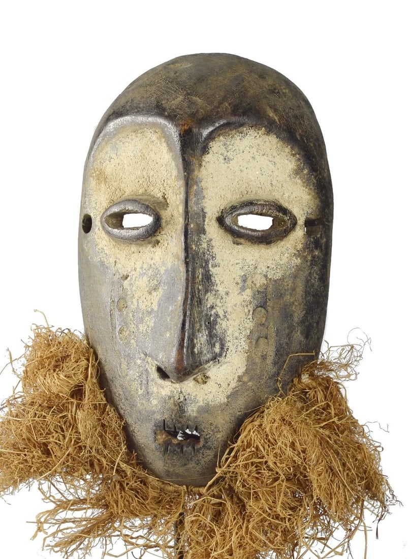 Cute LEGA Lukwakongo Mask Cult of the Bwami Congo DRC African Tribal Art 1566 - 4