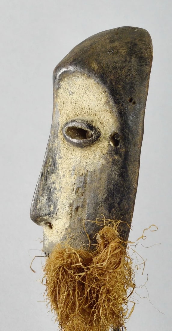 Cute LEGA Lukwakongo Mask Cult of the Bwami Congo DRC African Tribal Art 1566 - 7