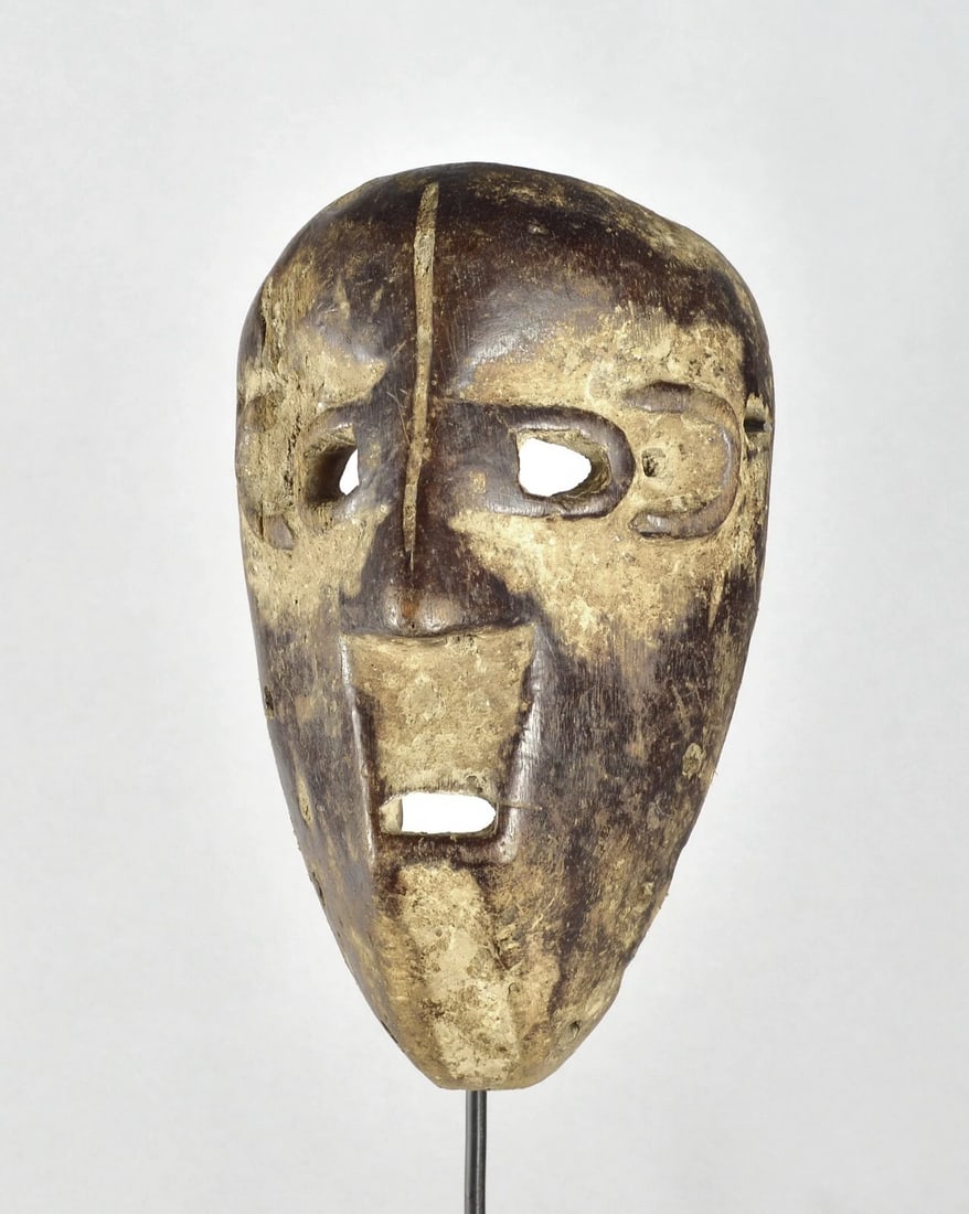 Rare NYANGA wood initiation Mask Congo Drc African Tribal Art Gallery TA1688 (1 of 8)