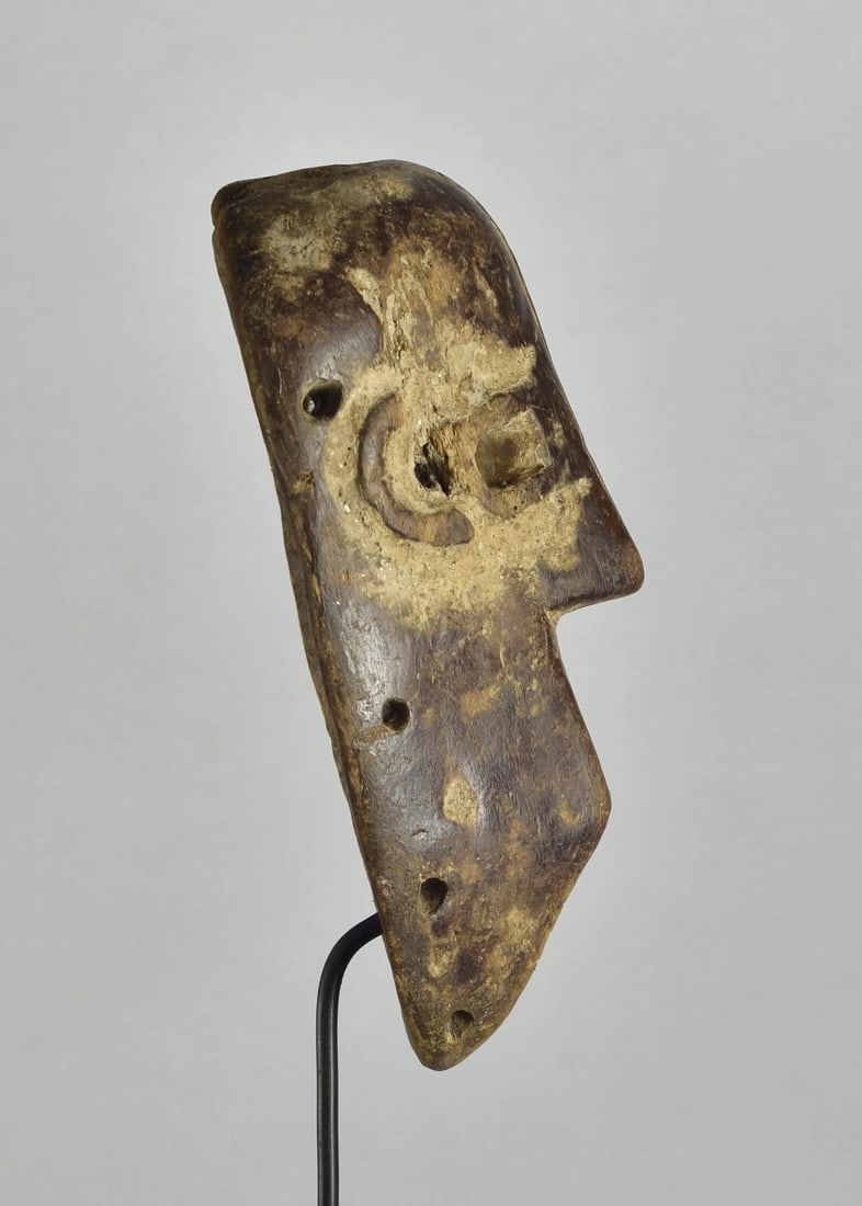 Rare NYANGA wood initiation Mask Congo Drc African Tribal Art Gallery TA1688 - 5