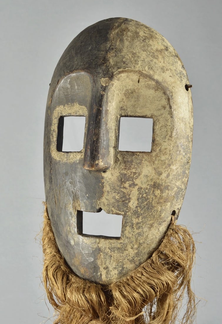 Large KOMO - KUMU wood Mask Ituri Congo Drc African Tribal Art Gallery TA1689 - 3