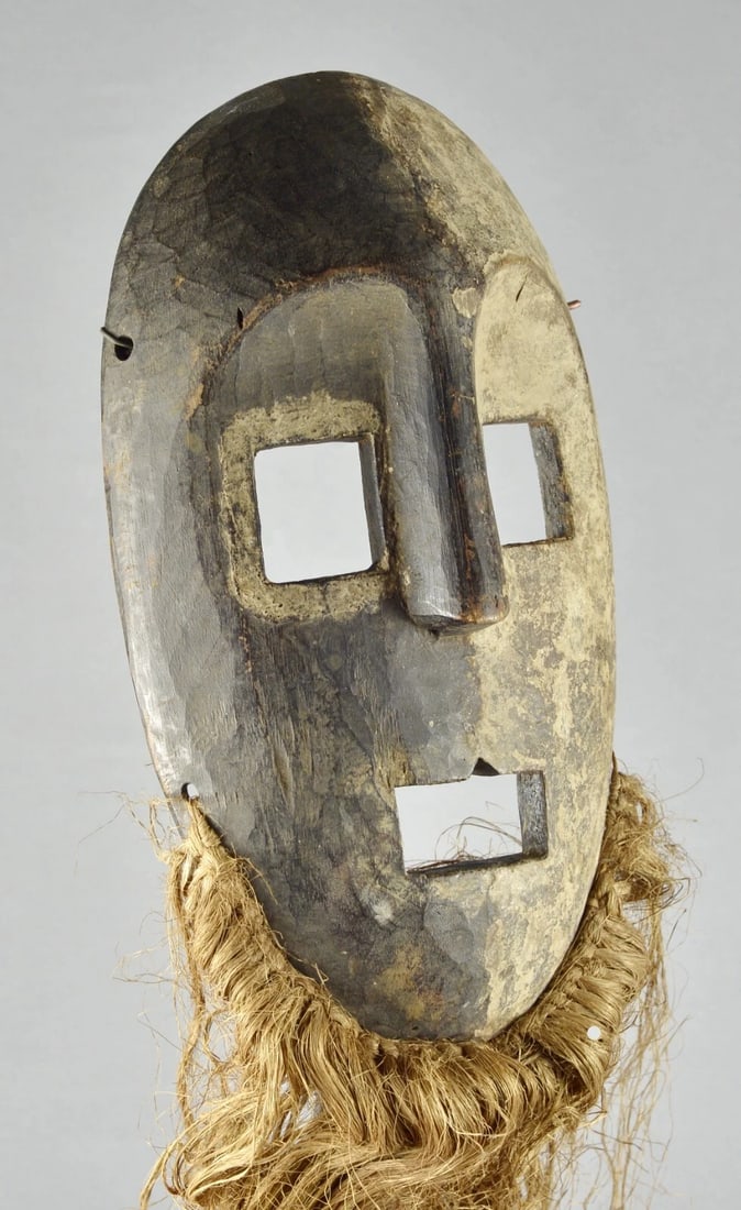 Large KOMO - KUMU wood Mask Ituri Congo Drc African Tribal Art Gallery TA1689 - 6