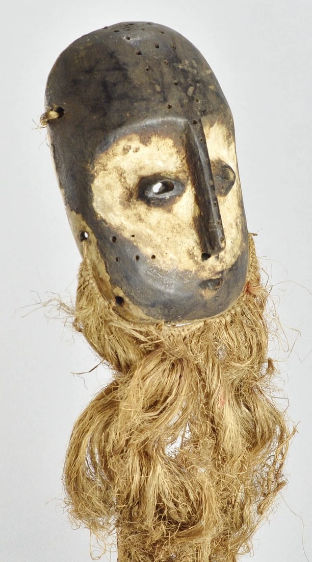 Cute LEGA Lukwakongo Mask Bwami Congo DRC African Tribal Art 1510 - 8