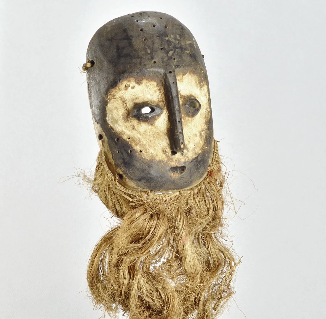 Cute LEGA Lukwakongo Mask Bwami Congo DRC African Tribal Art 1510 - 9