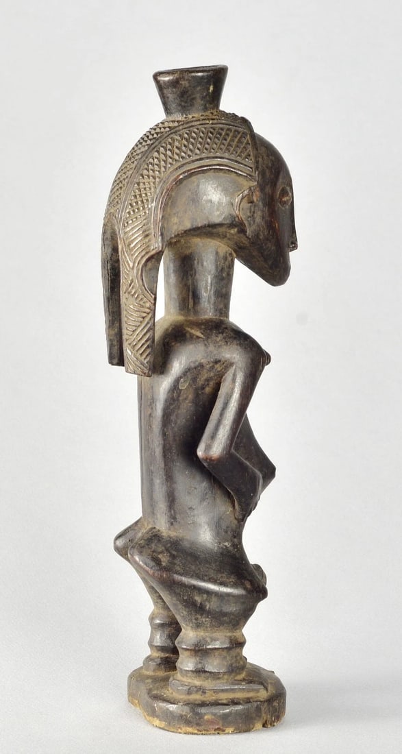 Rare beautiful LUBA male figure statue sculpture Congo African Tribal Art 1561 - 10