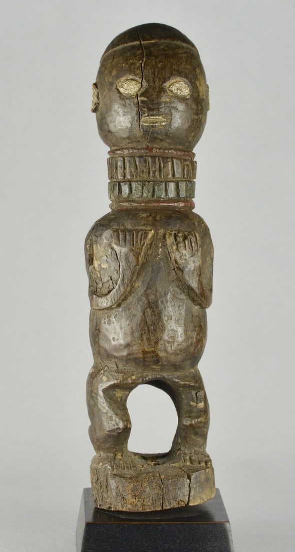 Beautiful figure probably KUYU KOUYOU Congo or Gabon African tribal Art 1712 - 11