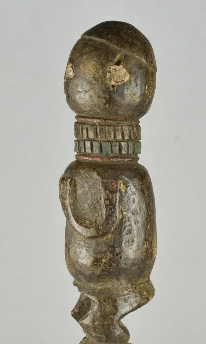 Beautiful figure probably KUYU KOUYOU Congo or Gabon African tribal Art 1712 - 5