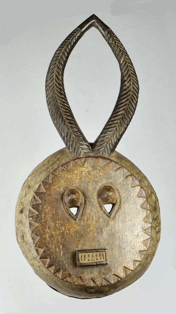 BAULE Large 27 " Mask African Art Baoule Ivory Coast African Art 1714 (1 of 10)