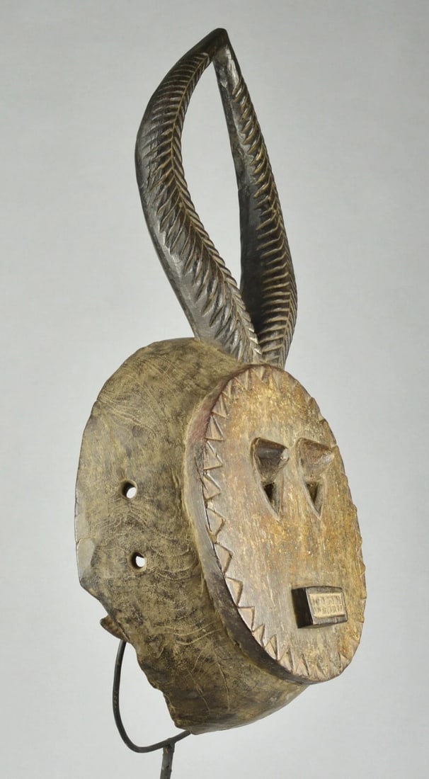 BAULE Large 27 " Mask African Art Baoule Ivory Coast African Art 1714 - 7