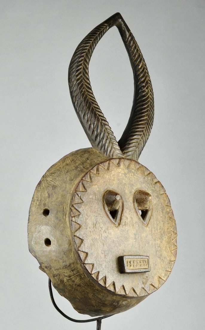 BAULE Large 27 " Mask African Art Baoule Ivory Coast African Art 1714 - 8