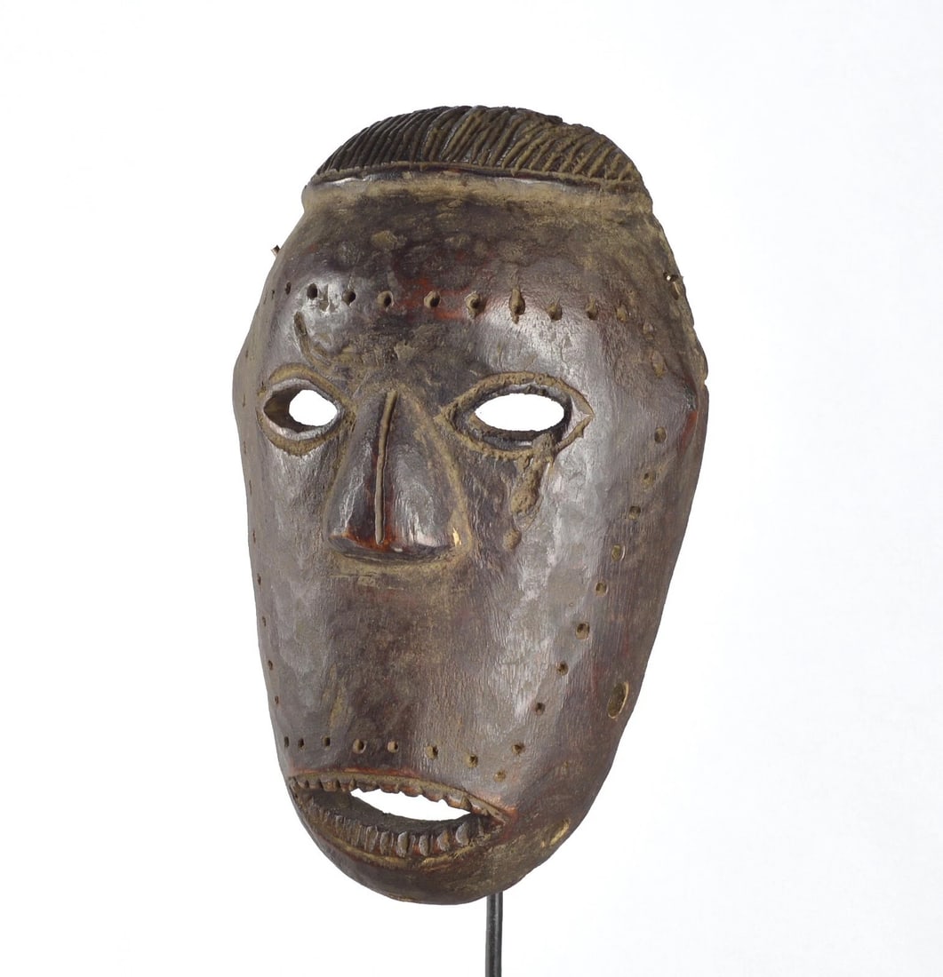 Powerful ZANDE AZANDE Ubangi large Mask Congo DRC African Tribal Art 1365 (1 of 8)