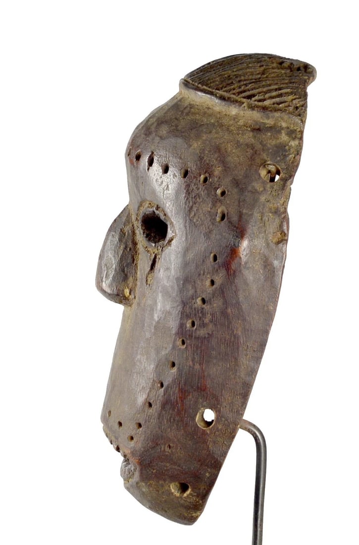 Powerful ZANDE AZANDE Ubangi large Mask Congo DRC African Tribal Art 1365 - 7