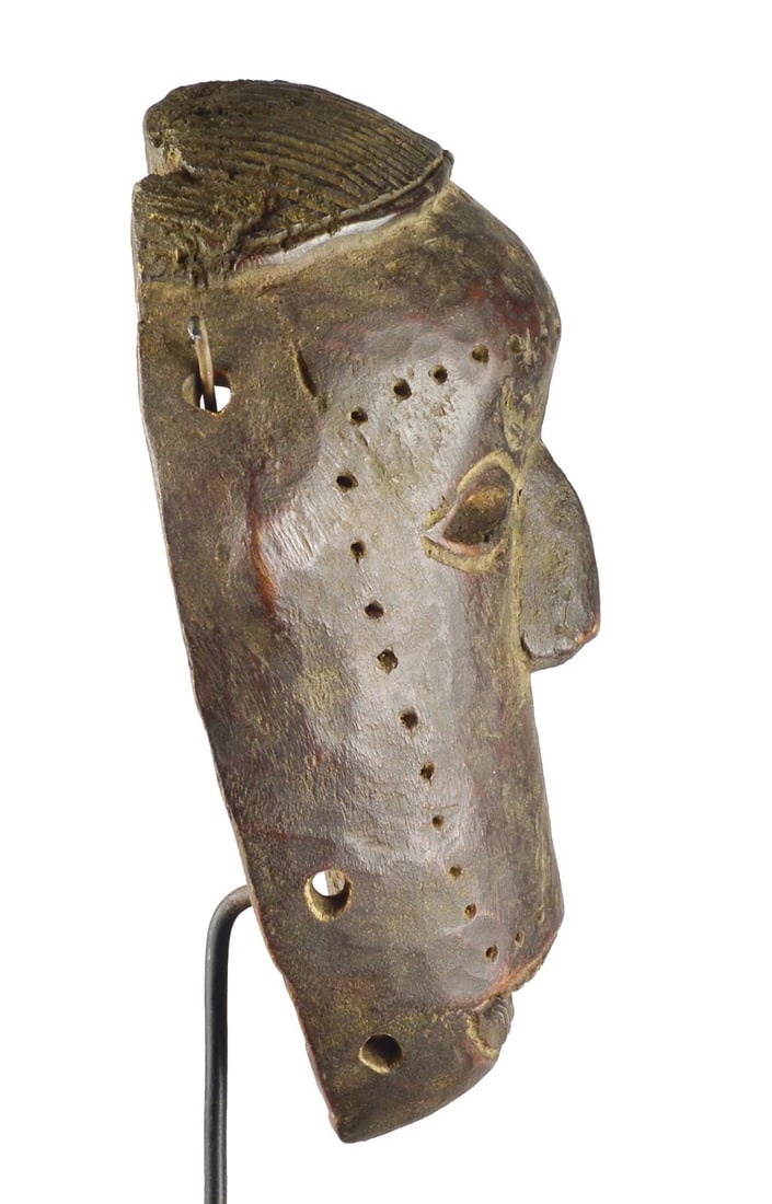 Powerful ZANDE AZANDE Ubangi large Mask Congo DRC African Tribal Art 1365 - 8