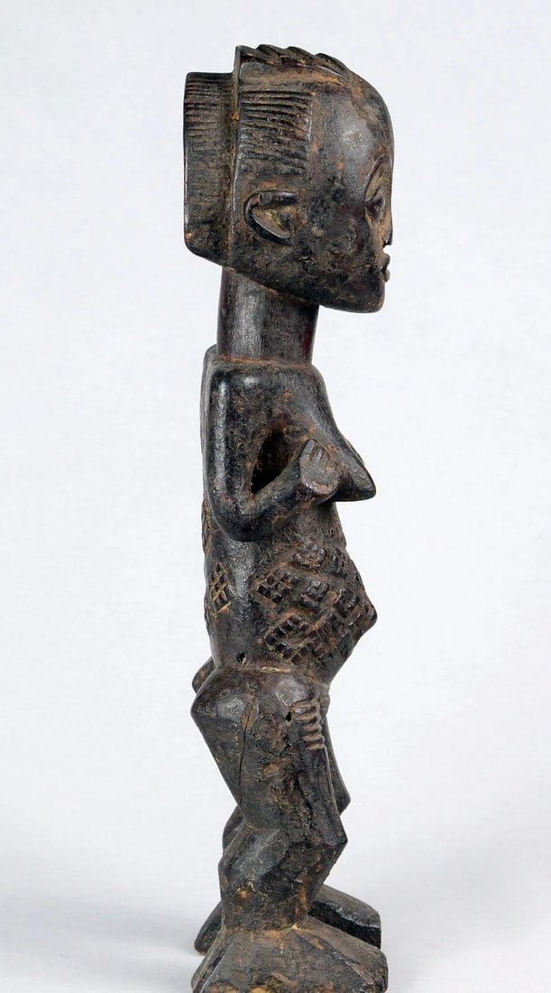 LUBA Beautiful female figure statue sculpture Congo African Tribal 1617 - 5