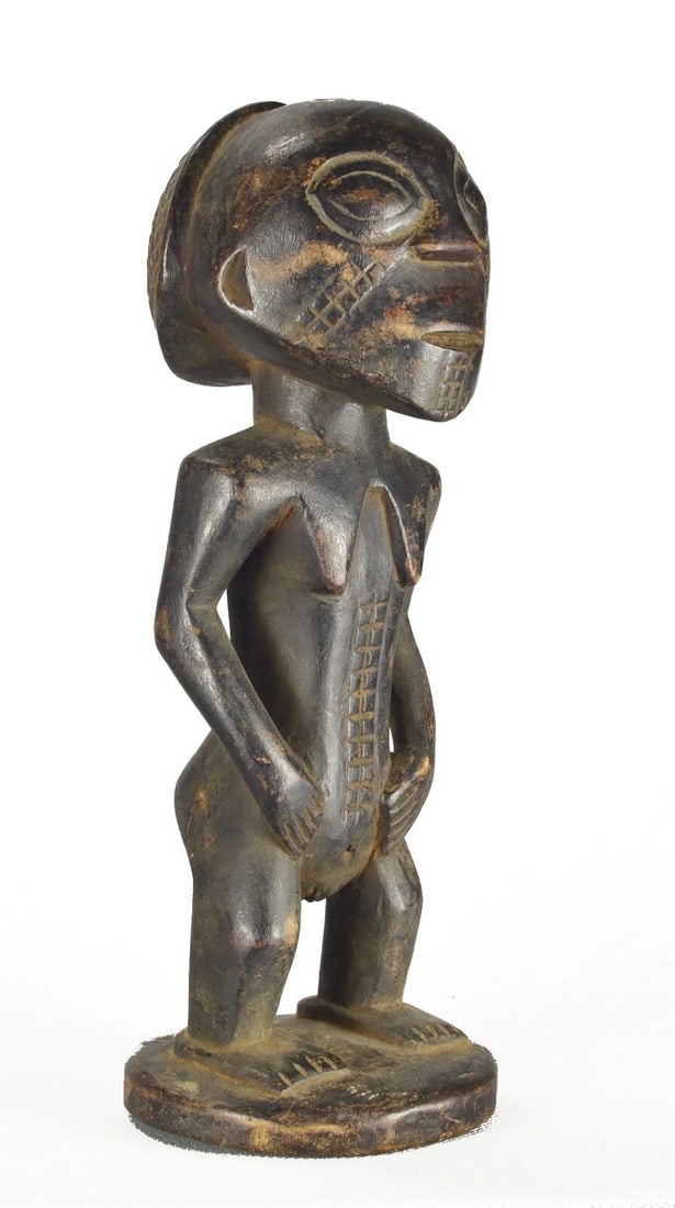 Cute TABWA ancestor figure statue Congo Drc African sculpture Tribal Art 1471 - 10