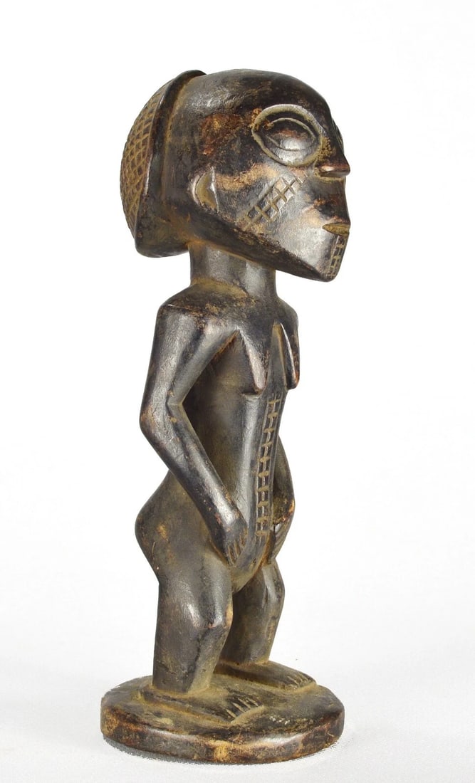 Cute TABWA ancestor figure statue Congo Drc African sculpture Tribal Art 1471 - 6