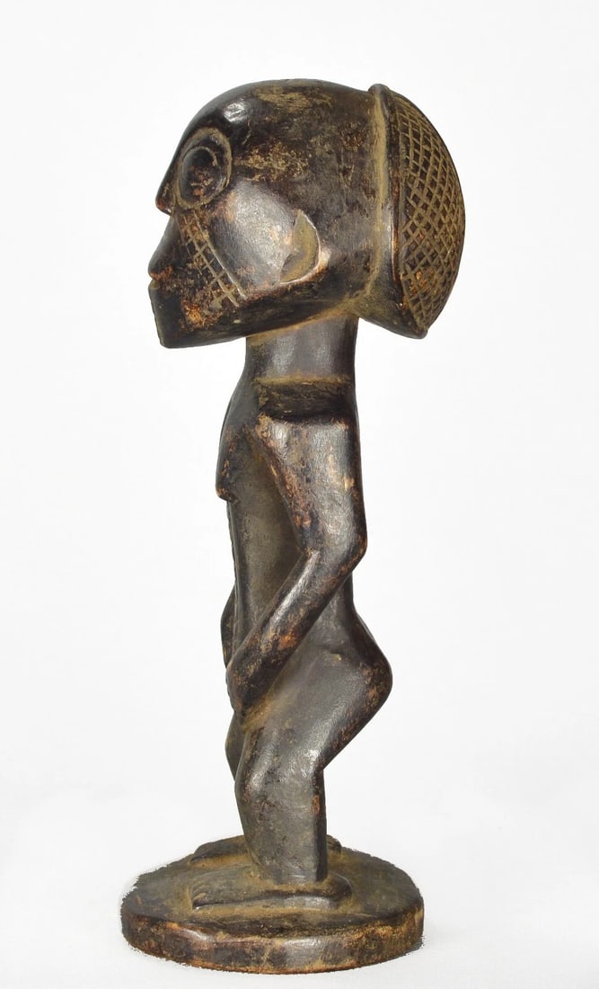 Cute TABWA ancestor figure statue Congo Drc African sculpture Tribal Art 1471 - 8