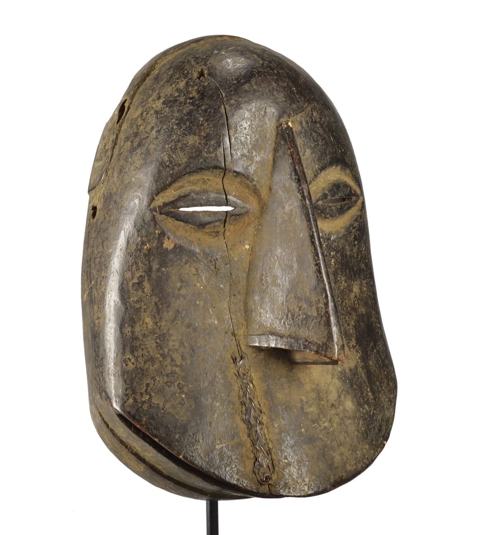 Large HEMBA Monkey Chimpanzee Soko Motu Mask Congo DRC African Tribal Art 1462 - 2