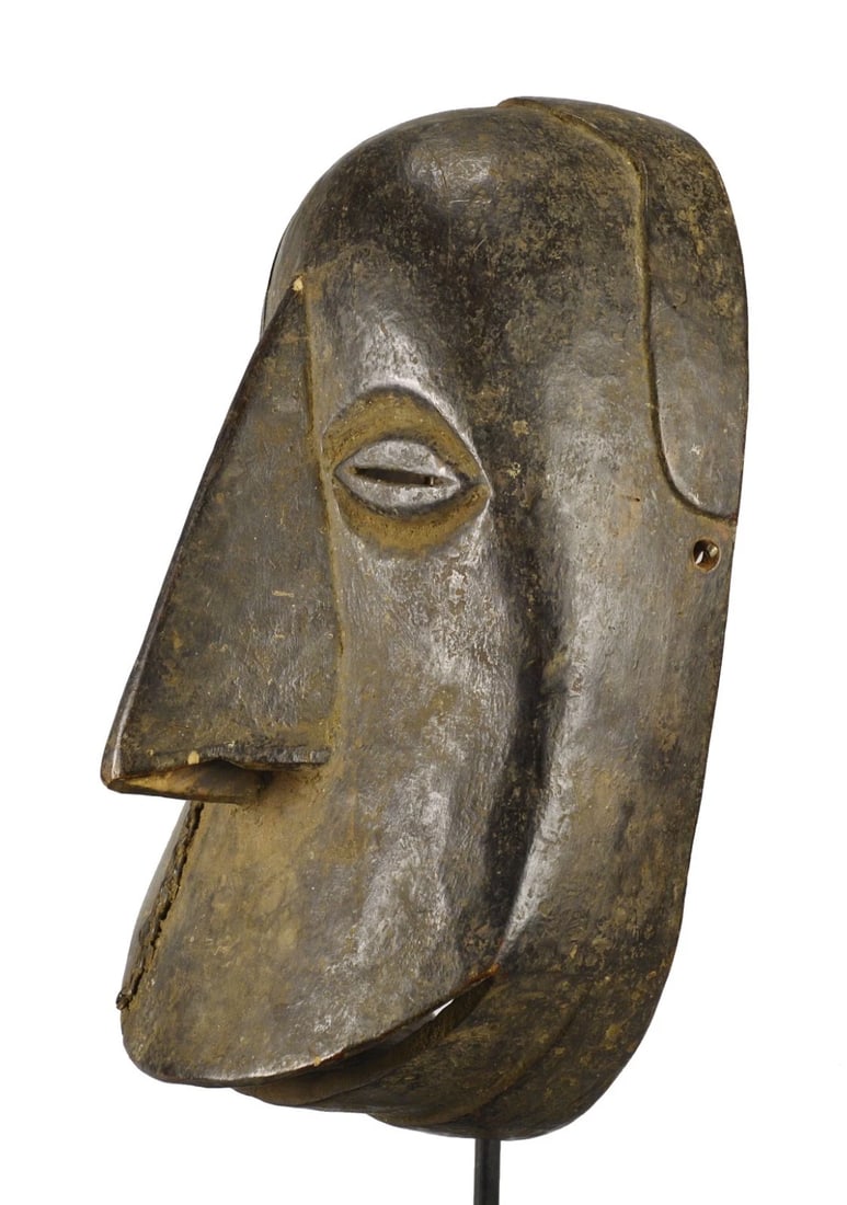 Large HEMBA Monkey Chimpanzee Soko Motu Mask Congo DRC African Tribal Art 1462 - 4