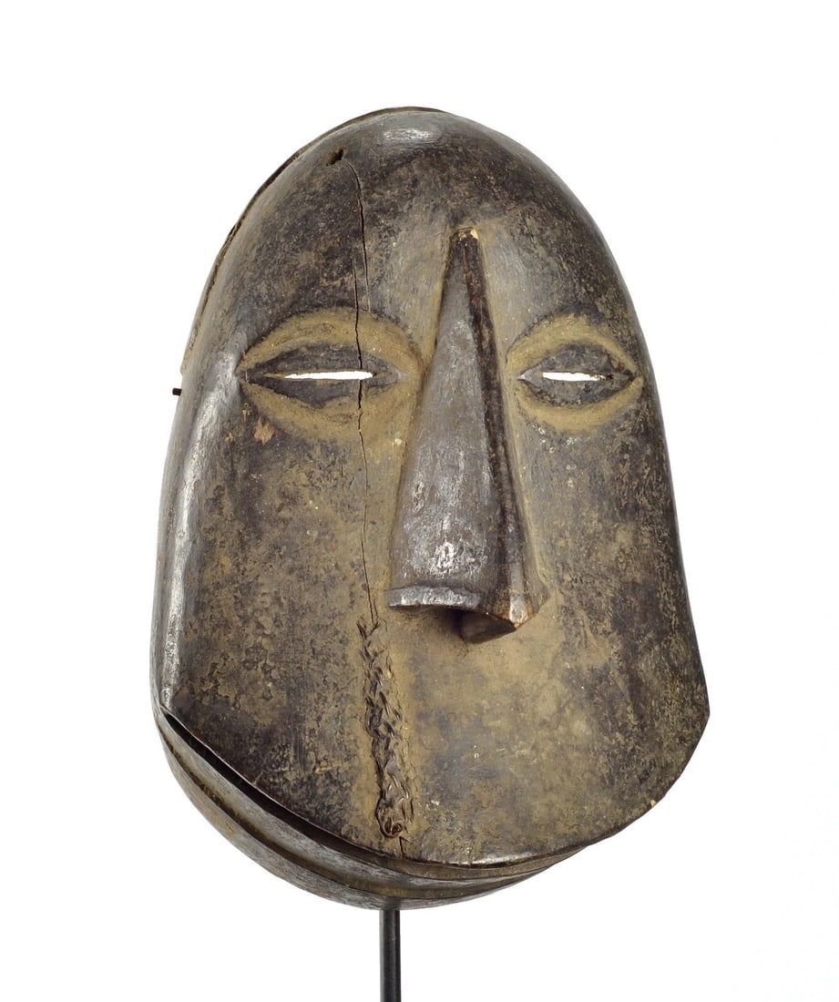 Large HEMBA Monkey Chimpanzee Soko Motu Mask Congo DRC African Tribal Art 1462 - 5