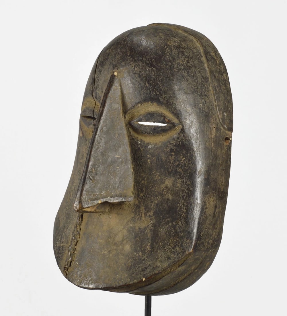 Large HEMBA Monkey Chimpanzee Soko Motu Mask Congo DRC African Tribal Art 1462 - 6