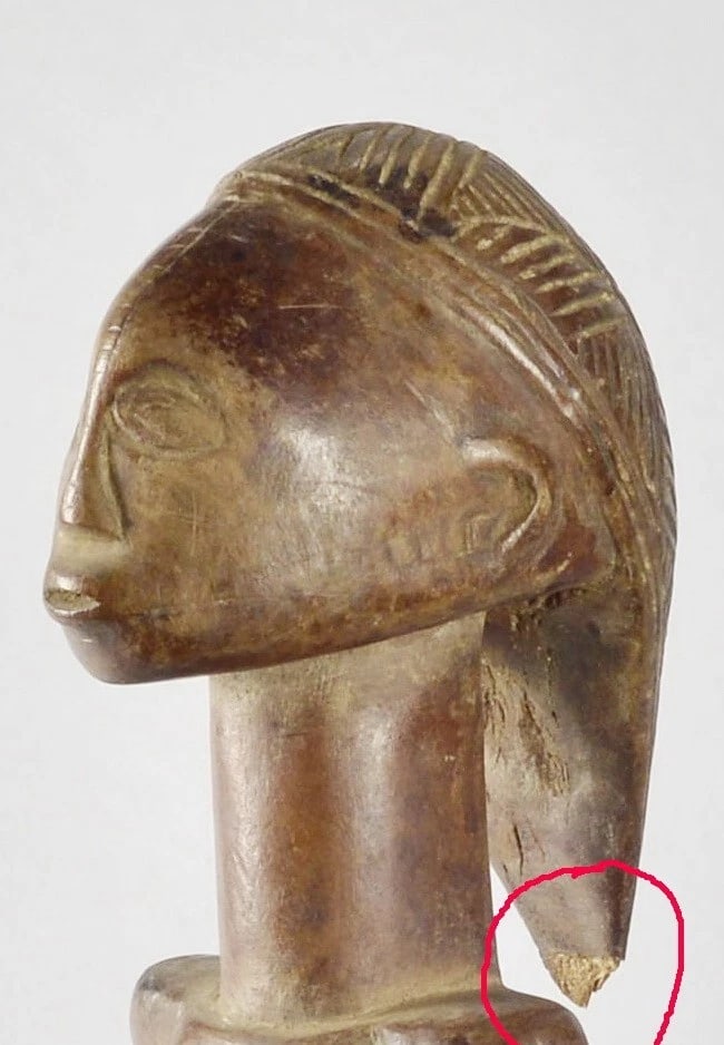 Cute TABWA ancestor figure statue Congo Drc African sculpture Tribal Art 1563 - 10