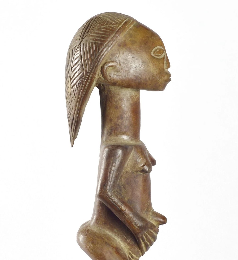 Cute TABWA ancestor figure statue Congo Drc African sculpture Tribal Art 1563 - 4