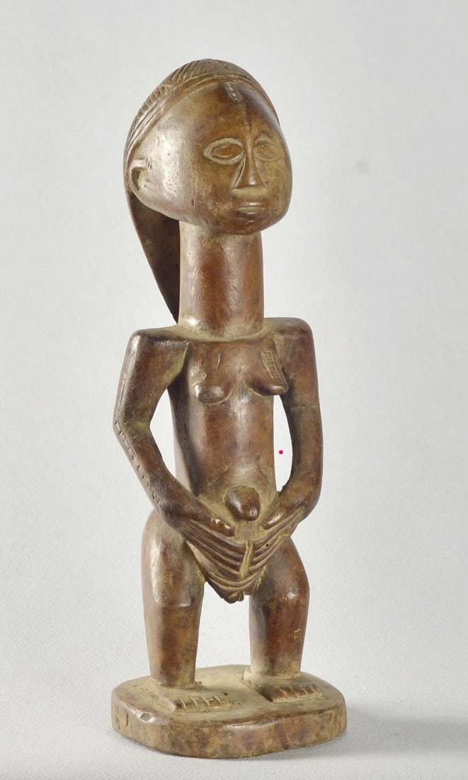 Cute TABWA ancestor figure statue Congo Drc African sculpture Tribal Art 1563 - 9
