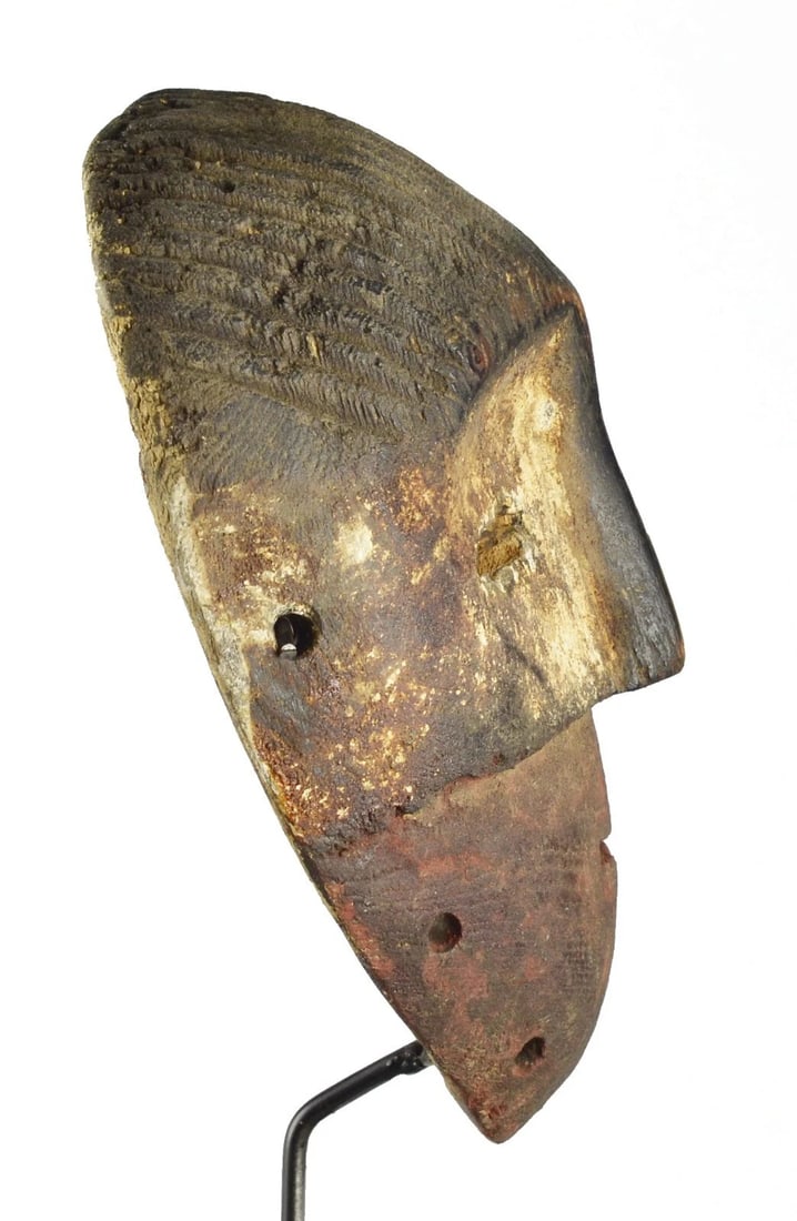 Rare MBOLE BAMBOLE Mask Congo Rdc Zaire Kongo African Tribal Art 1292 - 8