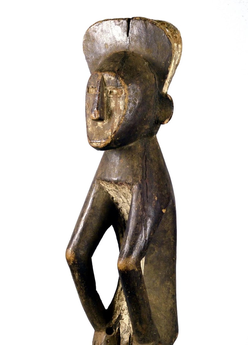 Statue Ofika (hanged criminal) MBOLE 77cm figure African Tribal Art Congo 1529 - 2