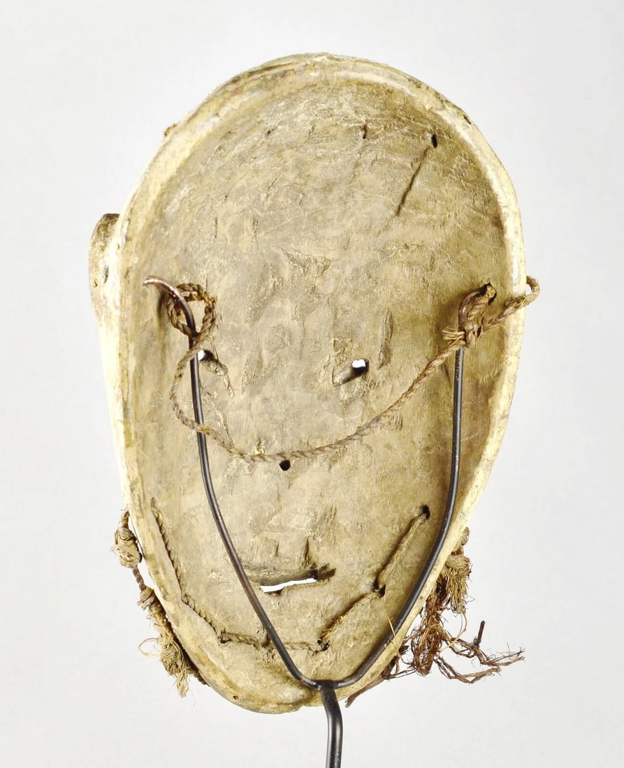 Superb LEGA Wood idimu Mask Bwami Cult Congo Zaire DRC African Tribal Art 1519 - 3