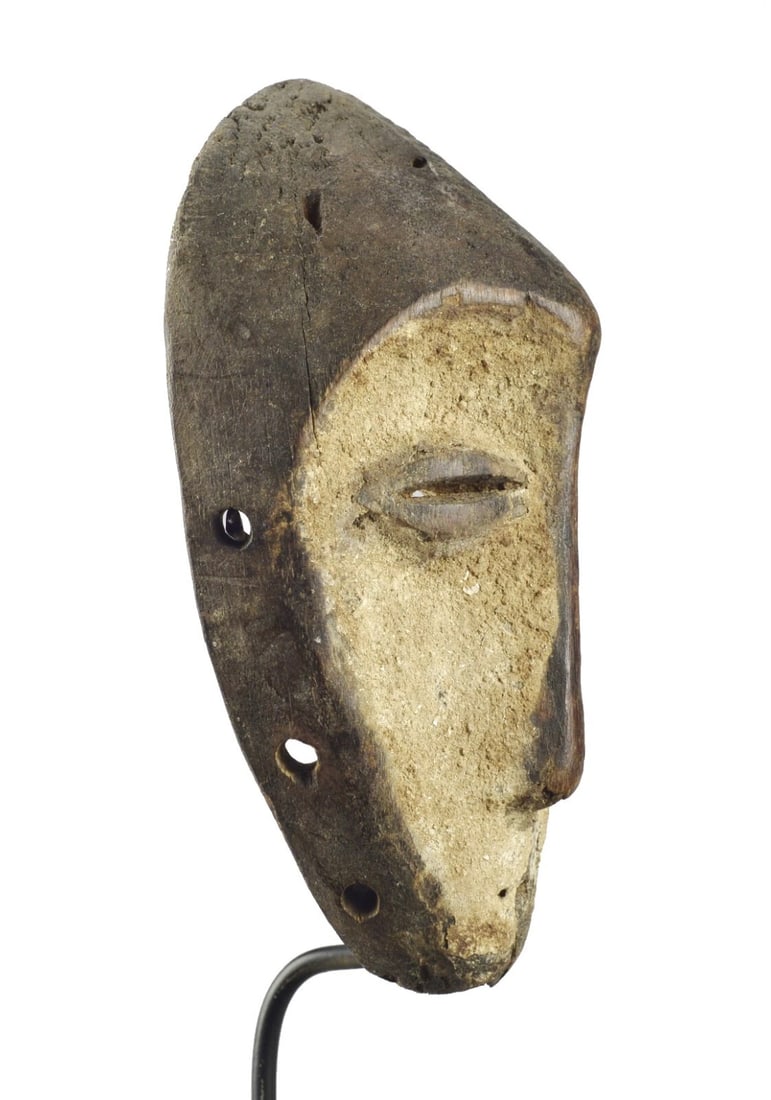 Cute LEGA Lukwakongo Wood Mask Bwami Congo DRC African Tribal Art 1194 - 3