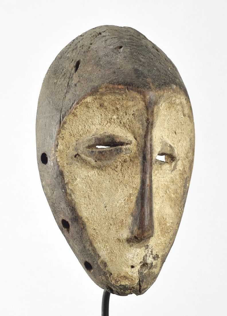 Cute LEGA Lukwakongo Wood Mask Bwami Congo DRC African Tribal Art 1194 - 7