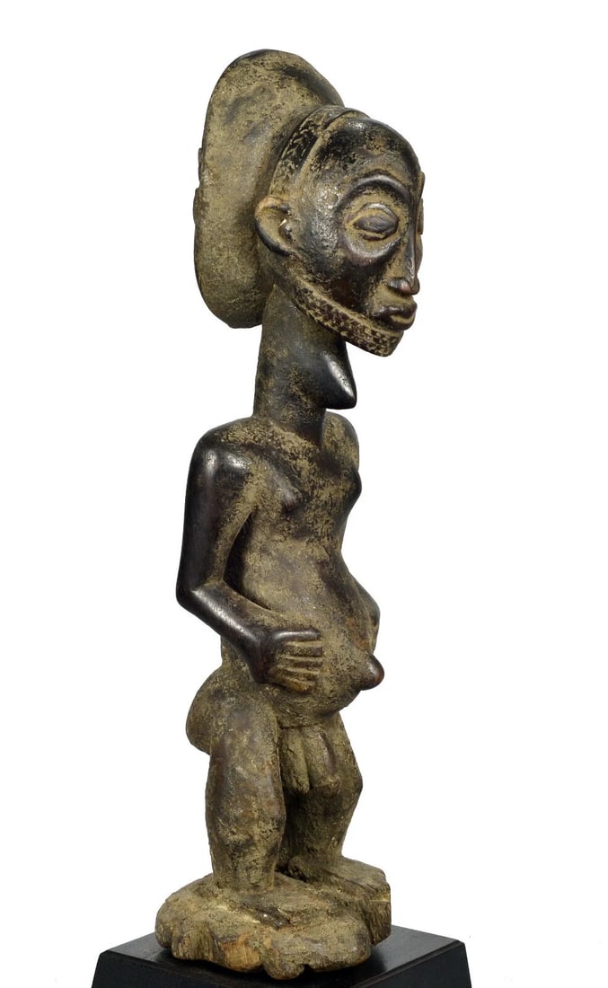 Beautiful ancestor figure Singiti HEMBA statue Congo DRC African Tribal 1481 (1 of 11)