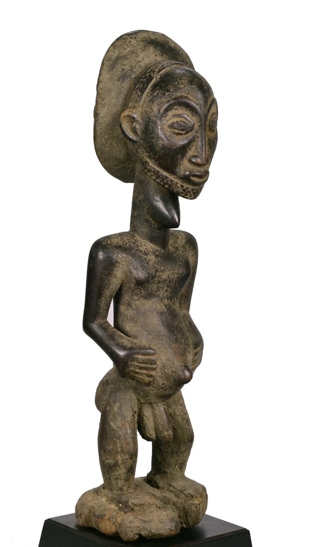 Beautiful ancestor figure Singiti HEMBA statue Congo DRC African Tribal 1481 - 4