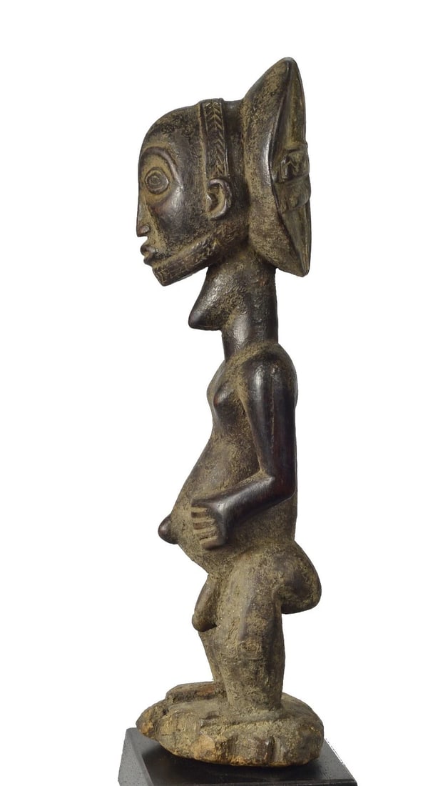 Beautiful ancestor figure Singiti HEMBA statue Congo DRC African Tribal 1481 - 5