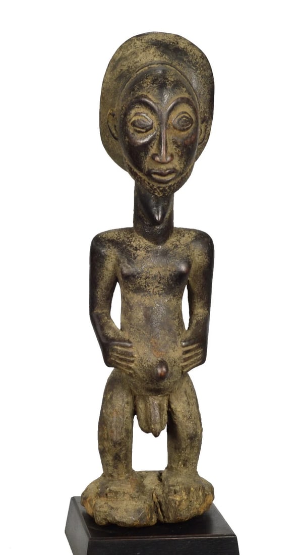 Beautiful ancestor figure Singiti HEMBA statue Congo DRC African Tribal 1481 - 6