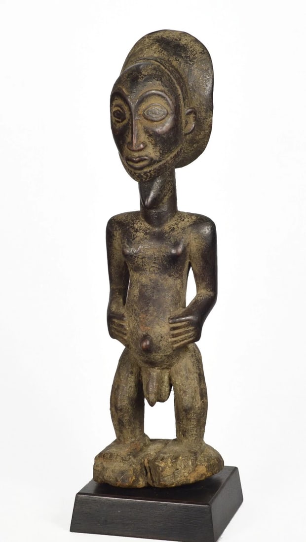 Beautiful ancestor figure Singiti HEMBA statue Congo DRC African Tribal 1481 - 8