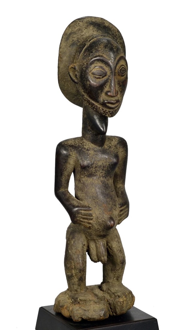 Beautiful ancestor figure Singiti HEMBA statue Congo DRC African Tribal 1481 - 9