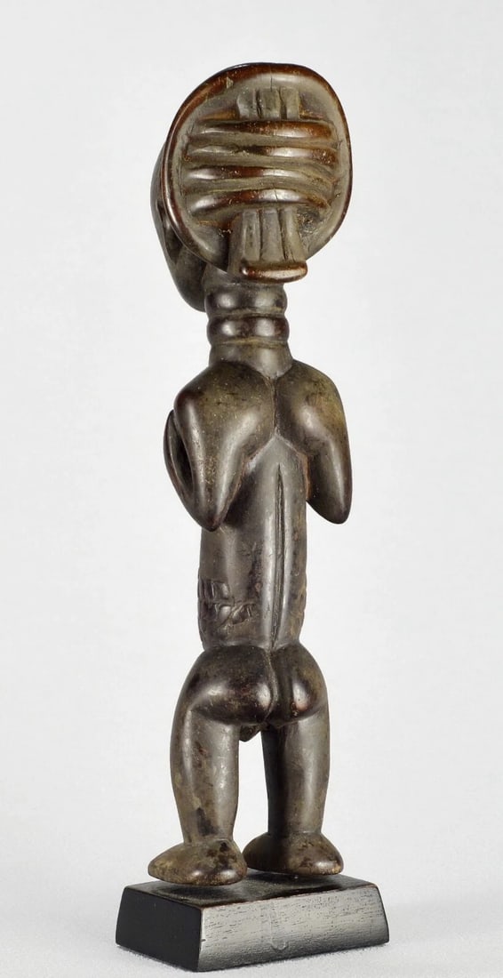 Cute LUBA Female Figure Statue Congo Lukuga DRC African Tribal Art 1324 - 8