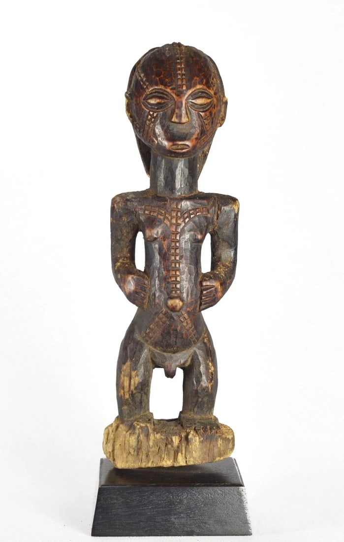 Nice TABWA ancestor figure statue Congo Drc African sculpture Tribal Art 1354 (1 of 6)