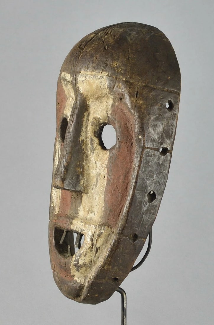 Beautifull KOMO - KUMU wood Mask Congo Drc African Tribal Art Gallery 1640 - 5