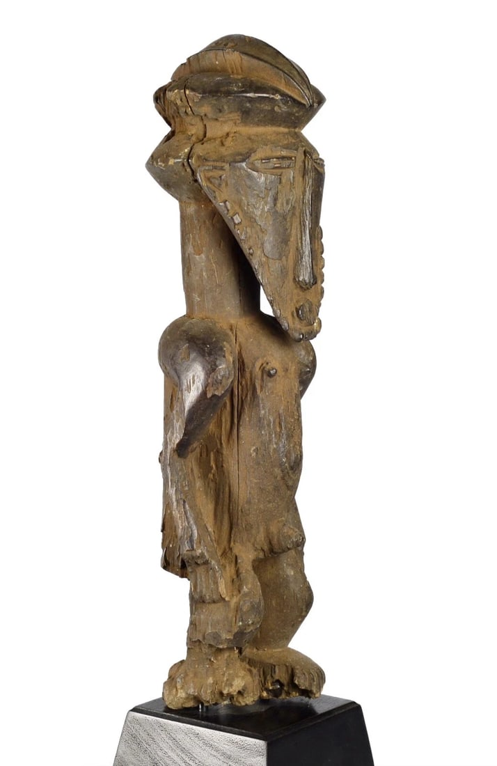 Old BASIKASINGO Ancestor Figure Congo Sikasingo Kasingo Statue Pre Bembe 1350 - 5