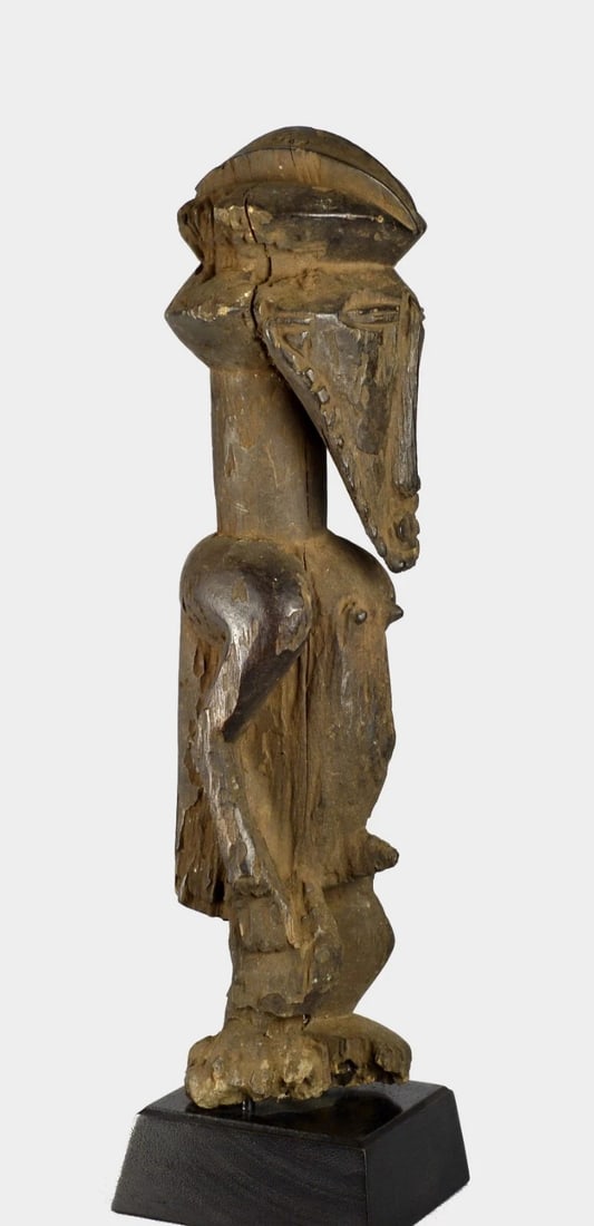 Old BASIKASINGO Ancestor Figure Congo Sikasingo Kasingo Statue Pre Bembe 1350 - 6